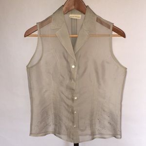 Vintage Banana Republic 100% Silk